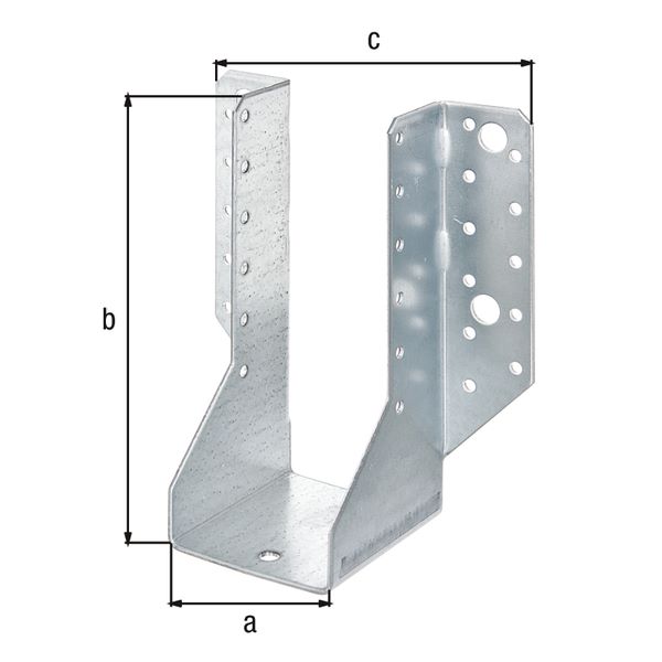 Produktbild Alberts Balkenschuh Typ A sendzimirverzinkt lichte Breite 64mm Höhe 158mm bild 2
