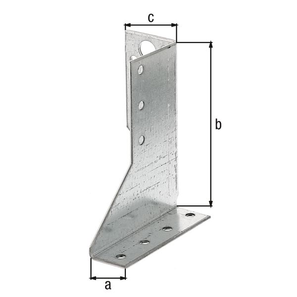 Produktbild Alberts Balkenschuh Typ A links sendzimirverzinkt lichte Breite 30mm Höhe 100mm bild 2