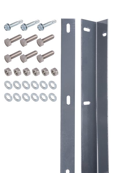 Produktbild Alberts Befestigungsleiste anthrazit für Doppelstab Gittermatten 1400 mm