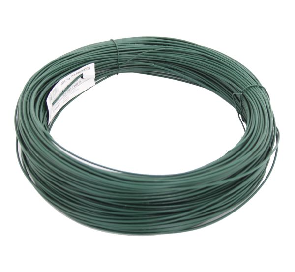 Produktbild Alberts Bindedraht grün kunststoffbeschichtet 2 mm Ring mit 100 Meter bild 2