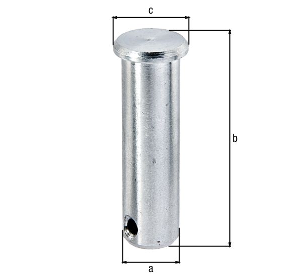 Produktbild Alberts Bolzen Edelstahl zu Torbändern für Gewinde M20 Außen 23mm bild 2