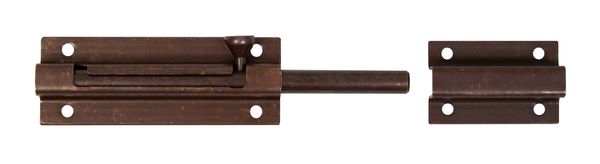 Produktbild Alberts Bolzen Schlossriegel mit Schlaufe brüniert Platte 90x33mm Länge 150mm