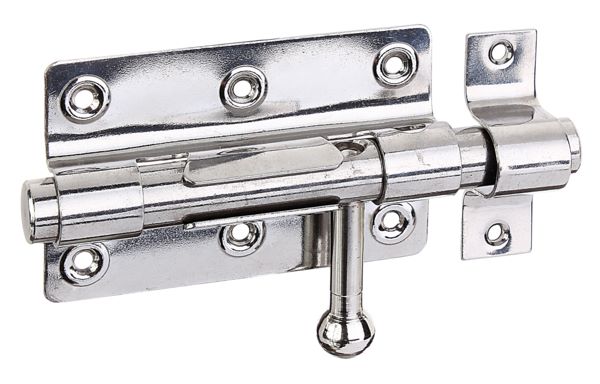 Produktbild Alberts Bolzen Schlossriegel Edelstahl Platte 100x65mm Länge 153mm