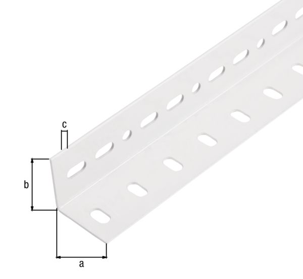 Produktbild Alberts ConceptorWinkelprofil weiß beschichtet 1000x35x35x1,5mm