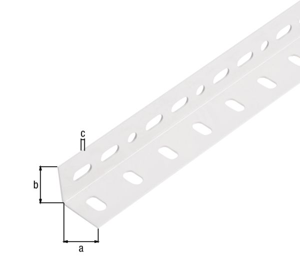 Produktbild Alberts Conceptor Winkelprofil weiß beschichtet 1000x25x25x1,2mm