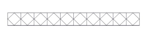 Produktbild Alberts Dekorelement Design Bergen verzinkt anthrazit 2000 x 200 mm