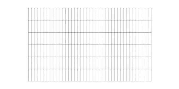 Produktbild Alberts Doppelstab Gittermatte feuerverzinkt 2000x1200mm Masche 50x200mm