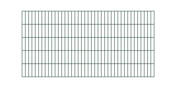 Produktbild Alberts Doppelstab Gittermatte grün 2000x1000mm Masche 50x200mm bild 1