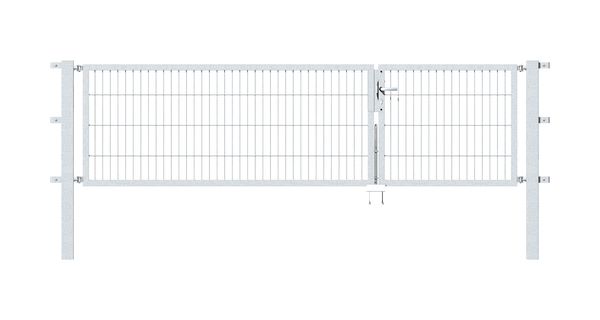 Produktbild Alberts Doppeltor Flexo feuerverzinkt 1000+2000x800 Pfosten 80x80x1500mm