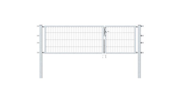 Produktbild Alberts Doppeltor Flexo feuerverzinkt 1000+2000x800 Pfosten 80x80x1500mm bild 2