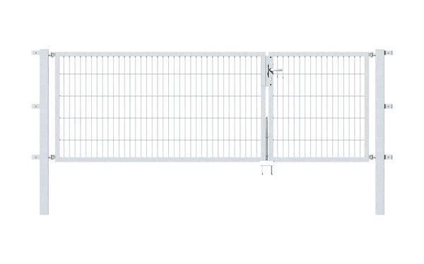 Produktbild Alberts Doppeltor Flexo feuerverzinkt 1000+2000x1000 Pfosten 80x80x1700mm