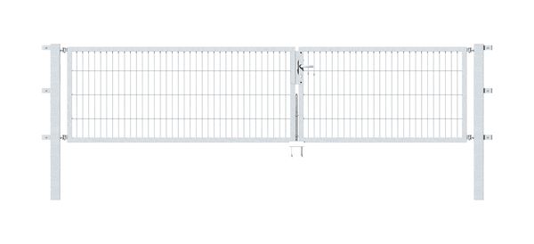 Produktbild Alberts Doppeltor Flexo feuerverzinkt 3500x800 Pfosten 80x80x1500mm