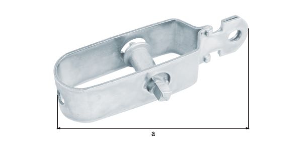 Produktbild Alberts Drahtspanner galvanisch blau verzinkt Gesamtlänge 100mm bild 2