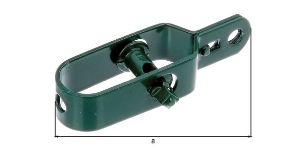 Produktbild Alberts Drahtspanner verzinkt grün mit Stahlnuss Gesamtlänge 100mm bild 2