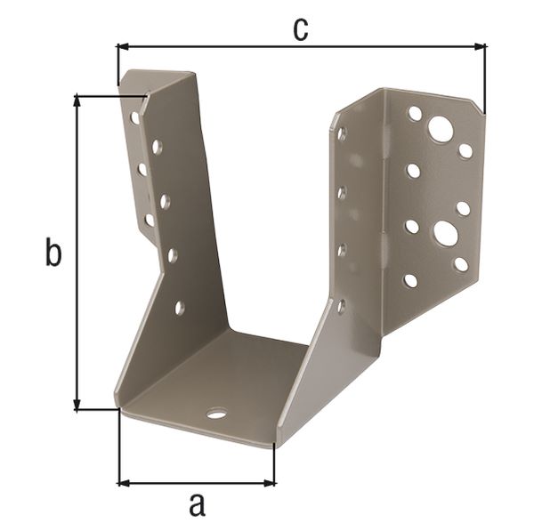 Produktbild Alberts DURAVIS Balkenschuh Typ A 80 x 120 mm Gesamtbreite 150 mm