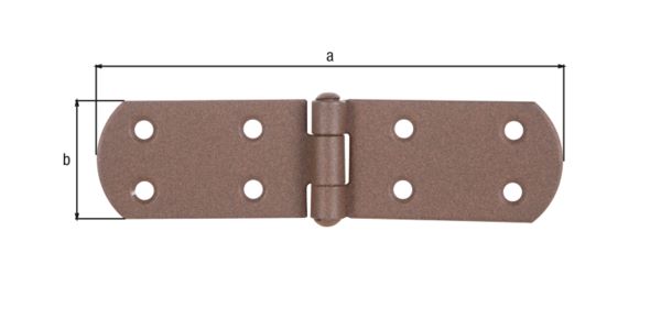 Produktbild Alberts DURAVIS Kistenband rostbraun 135 x 35 x 2 mm bild 2