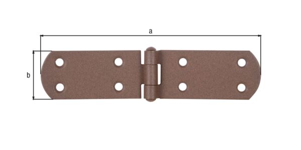 Produktbild Alberts DURAVIS Kistenband rostbraun 156 x 35 x 2 mm bild 2