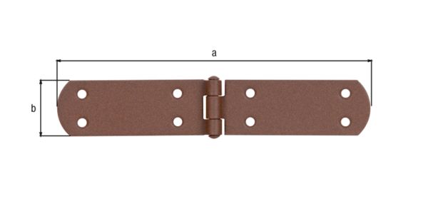 Produktbild Alberts DURAVIS Kistenband rostbraun 195 x 35 x 2 mm bild 2