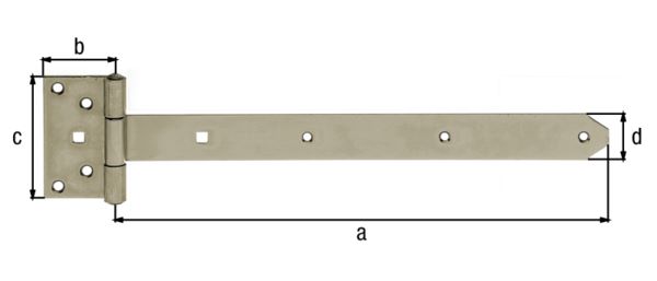 Produktbild Alberts DURAVIS Kreuzgehänge blau verzinkt Bandlänge 591 mm 59 x 103 mm bild 2