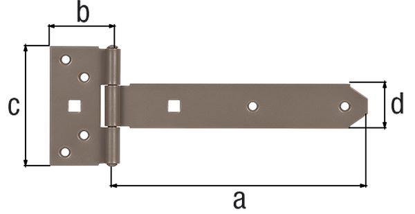 Produktbild Alberts DURAVIS Kreuzgehänge blau verzinkt rostbraun 591 / 59 x 103 mm