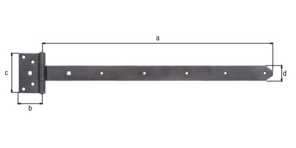 Produktbild Alberts DURAVIS Kreuzgehänge blau verzinkt schwarzdiamant 591 / 59 x 103 mm bild 2