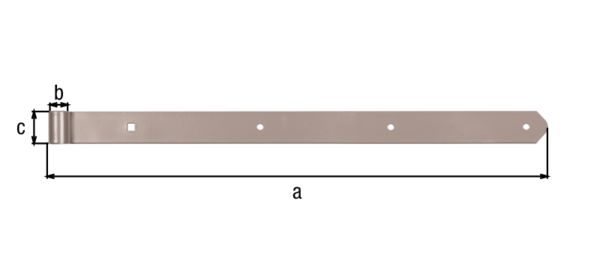 Produktbild Alberts DURAVIS Ladenband perlbeige Länge 600 mm Durchmesser 13 mm bild 2