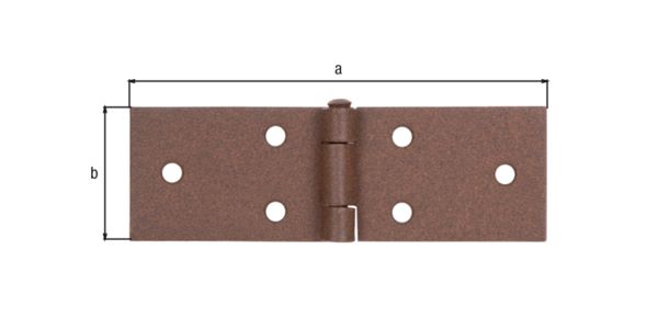 Produktbild Alberts DURAVIS Tischband blau verzinkt rostbraun 32 x 100 mm