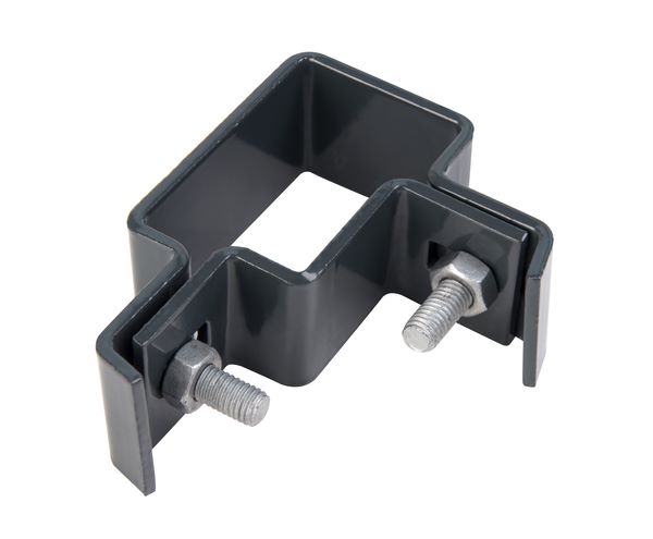 Produktbild Alberts Eckschelle anthrazit RAL 7016 für Vierkantpfosten 60x40mm