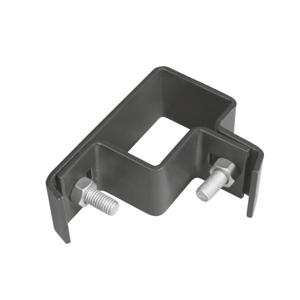 Produktbild Alberts Eckschelle anthrazit RAL 7016 für Vierkantpfosten 60x40mm bild 2