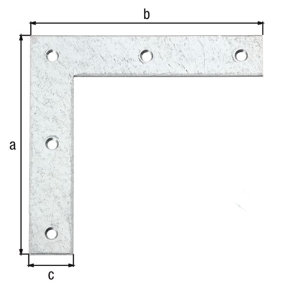 Produktbild Alberts Eckwinkel sendzimirverzinkt HxLxB 160x160x30mm