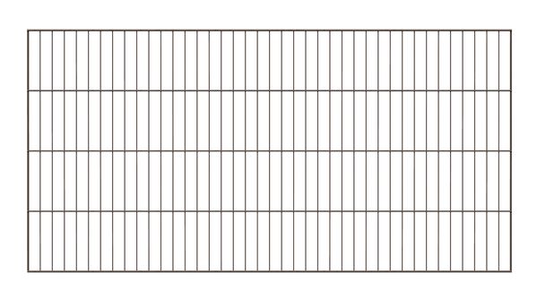 Produktbild Alberts Einstab Gittermatte Garden RAL 7016 anthrazit 2000 x 1000 mm