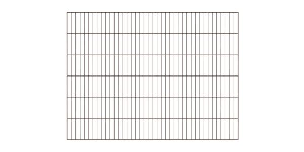 Produktbild Alberts Einstab Gittermatte Garden RAL 7016 anthrazit 2000 x 1500 mm bild 2