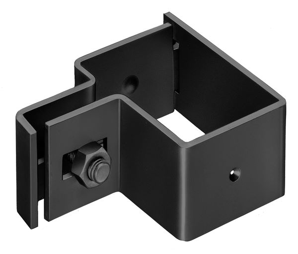 Produktbild Alberts Endschelle anthrazit für Vierkantpfosten 60x40 mm