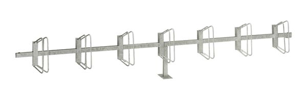 Produktbild Alberts Fahrradständer Hagen Anbauelement zum Betonieren 7 Einstellplätze Halter 45 Grad