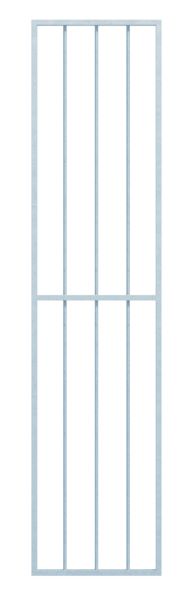 Produktbild Alberts Fenstergitter Basic I feuerverzinkt 400-650mm auf 1401-2000mm auf Wandmontage