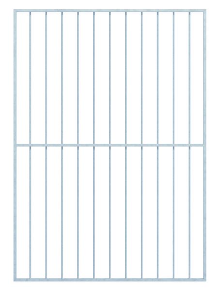 Produktbild Alberts Fenstergitter Basic I feuerverzinkt 1401-1900mm auf 1401-2000mm auf Wandmontage
