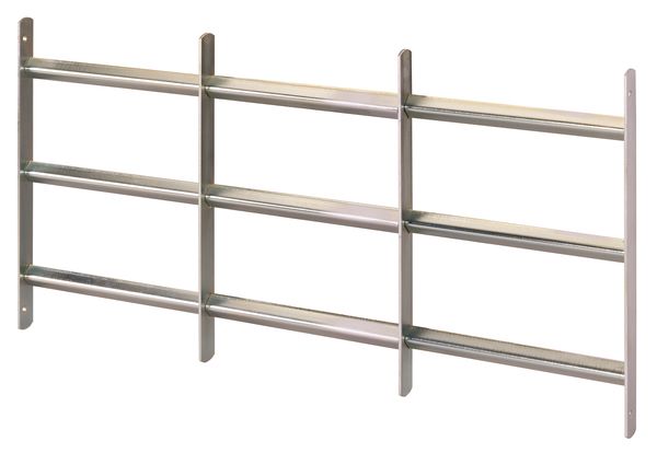 Produktbild Alberts Fenstergitter Venlo ausziehbar galvanisch blau verzinkt 450x500 bis 650 mm bild 2