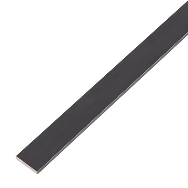 Produktbild Alberts Flachstange Alu schwarz eloxiert 2000 x 15 x 2 mm