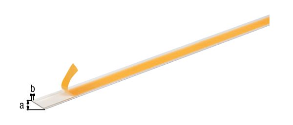 Produktbild Alberts Flachstange selbstklebend Alu silber eloxiert 1000 x 30 x 2 mm bild 2