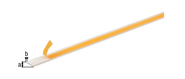 Produktbild Alberts Flachstange selbstklebend Alu silber eloxiert 2600 x 30 x 2 mm bild 2