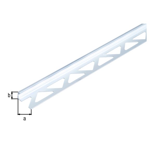 Produktbild Alberts Fliesen Abschlussprofil Alu eloxiert 1000 x 23,5 x 10 mm bild 2
