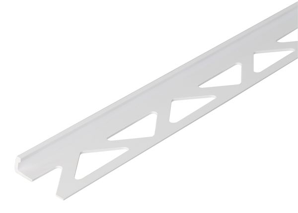 Produktbild Alberts Fliesen Abschlussprofil Kunststoff weiß 2500 x 23,5 x 6 mm