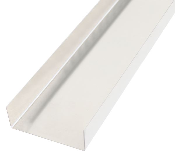 Produktbild Alberts Glattblech gekantet U Form Alu natur Länge 1000 mm Schenkel 20x58x20x0,5 mm