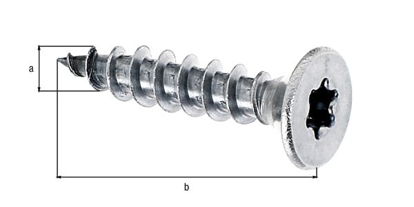 Produktbild Alberts Holzschraube Medi Fix Edelstahl 5x25mm Box mit 16 Stück bild 2