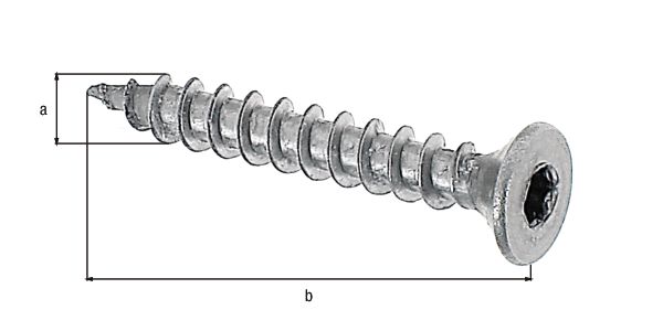 Produktbild Alberts Holzschraube Mini Fix Edelstahl 3,5x25mm Box mit 16 Stück bild 2