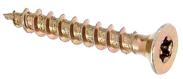 Produktbild Alberts Holzschraube Mini Fix gelb verzinkt 3,5x25mm Box mit 16 Stück