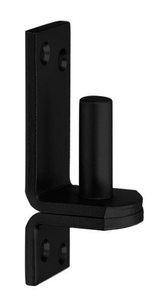 Produktbild Alberts Kloben auf Platte schwarz kunststoffbeschichtet Dorn 16mm