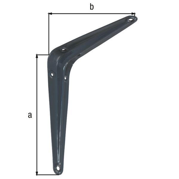 Produktbild Alberts Konsole grau lackiert Höhe 150 mm Tiefe 125 mm bild 2
