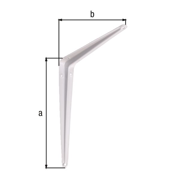 Produktbild Alberts Konsole weiß lackiert Höhe 175 mm Tiefe 225 mm bild 2