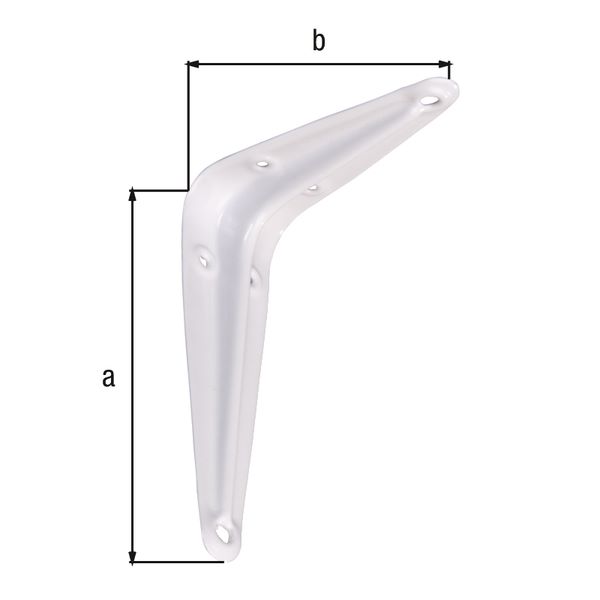 Produktbild Alberts Konsole weiß lackiert Höhe 125 mm Tiefe 100 mm bild 2